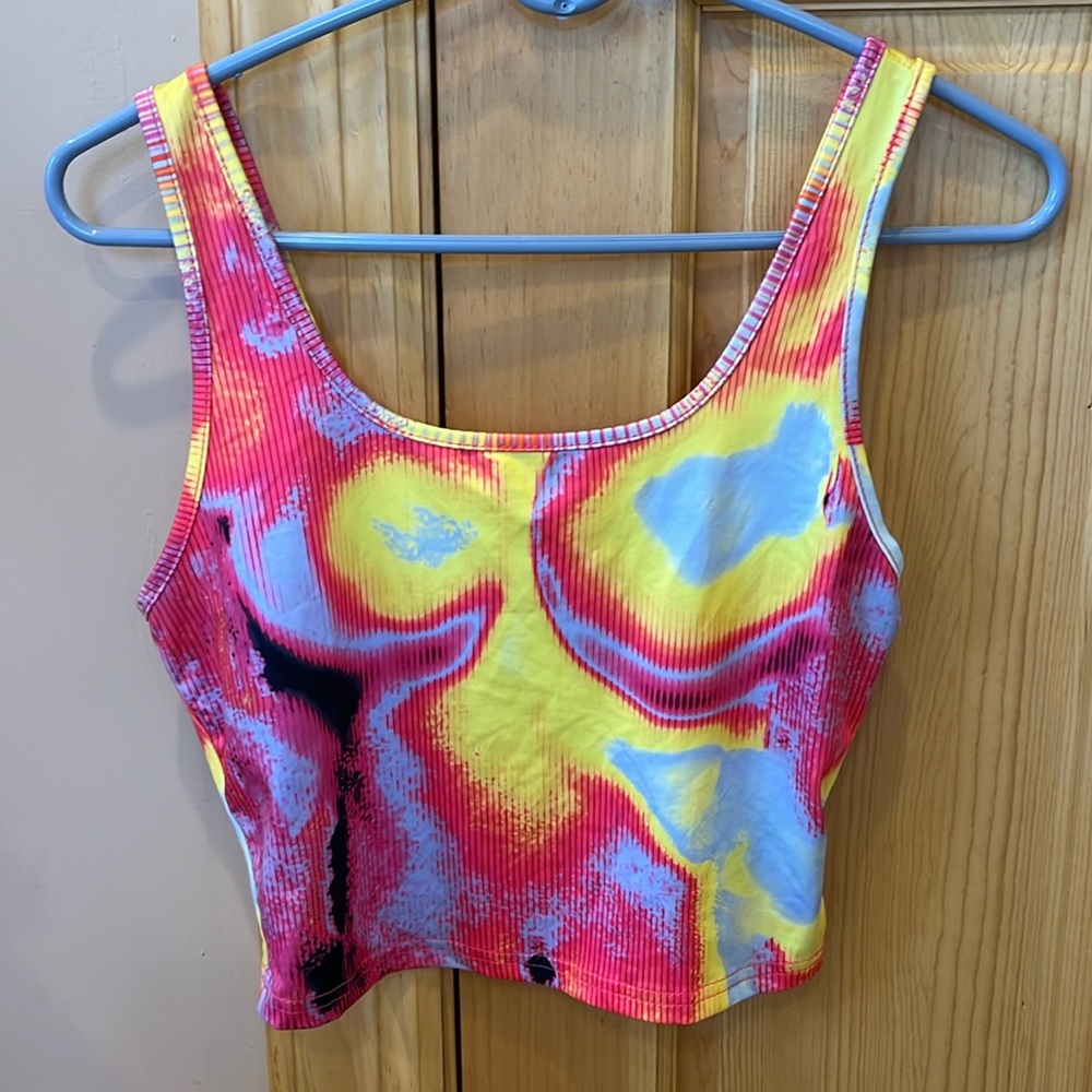 Shein colorful crop top xs